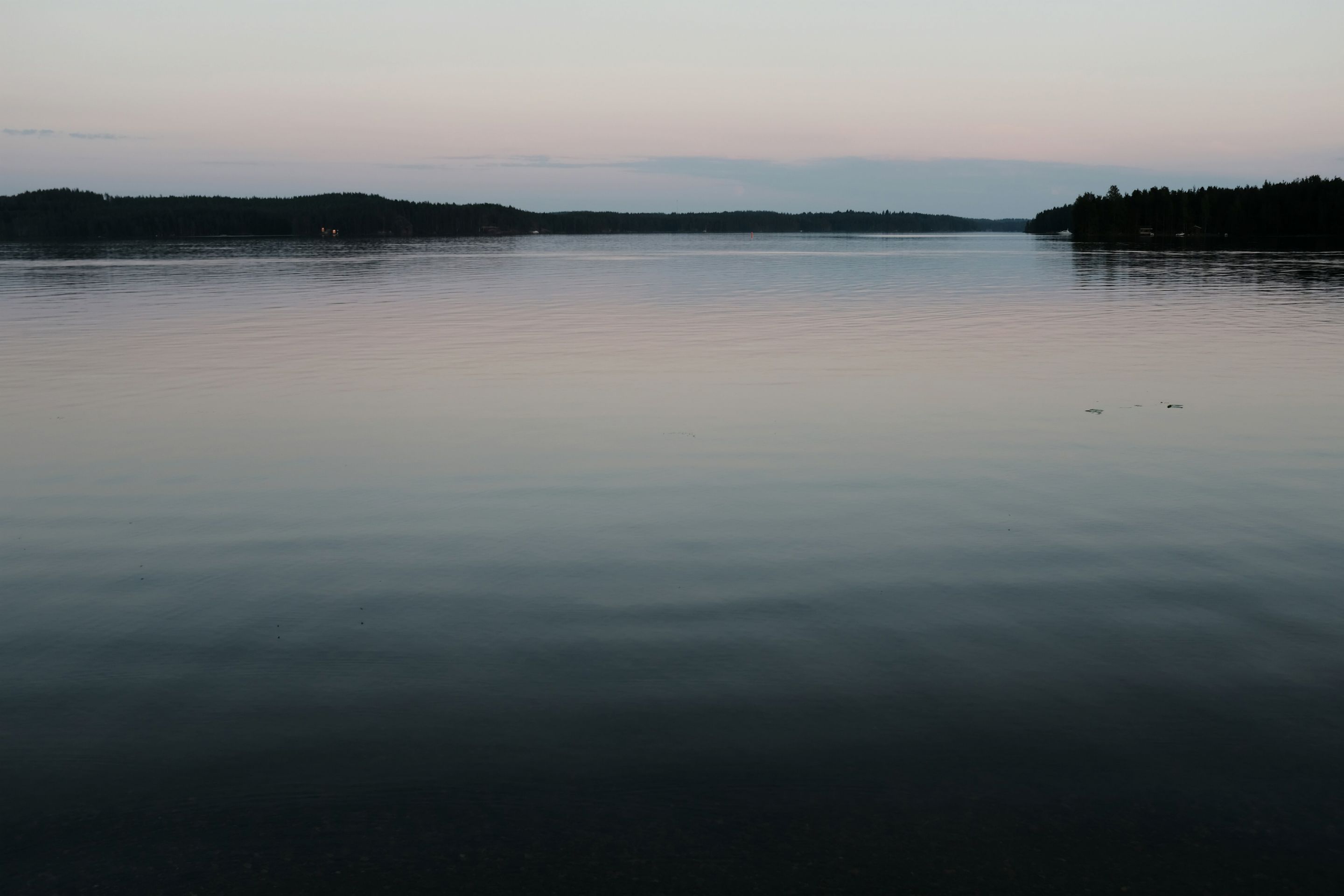 Lake Saimaa at dusk